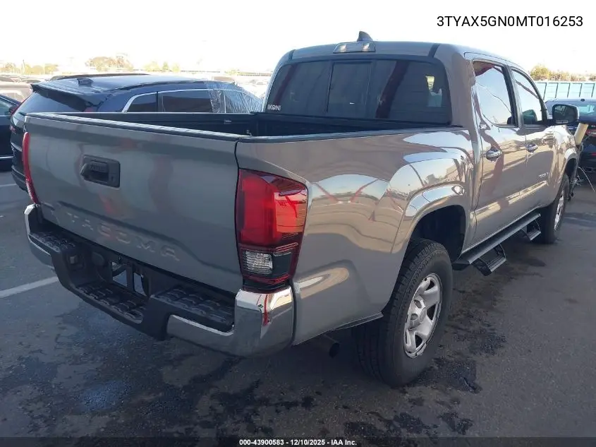 3TYAX5GN0MT016253 2021 Toyota Tacoma Sr5