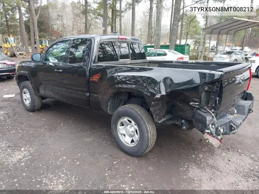 3TYRX5GN8MT008212 2021 Toyota Tacoma Sr