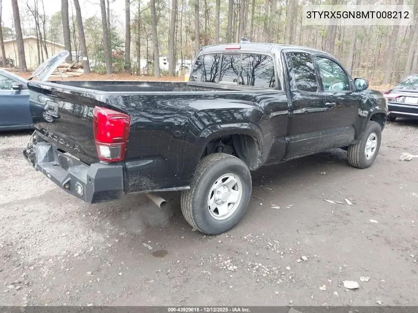 3TYRX5GN8MT008212 2021 Toyota Tacoma Sr