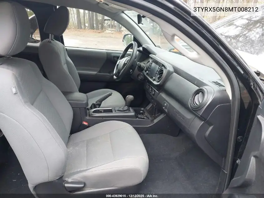 3TYRX5GN8MT008212 2021 Toyota Tacoma Sr