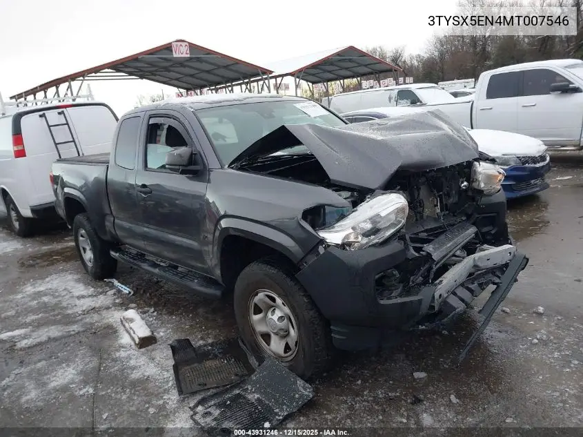 3TYSX5EN4MT007546 2021 Toyota Tacoma Sr