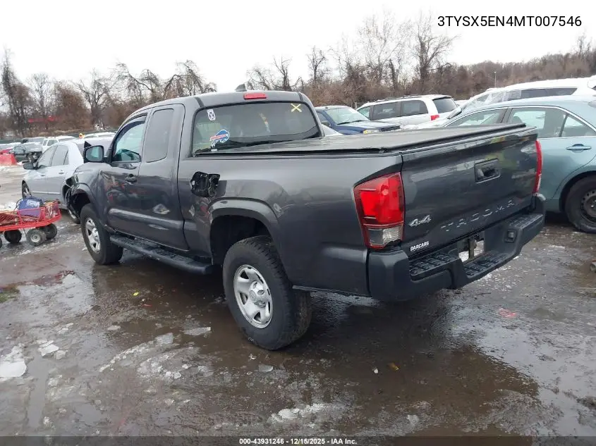 3TYSX5EN4MT007546 2021 Toyota Tacoma Sr