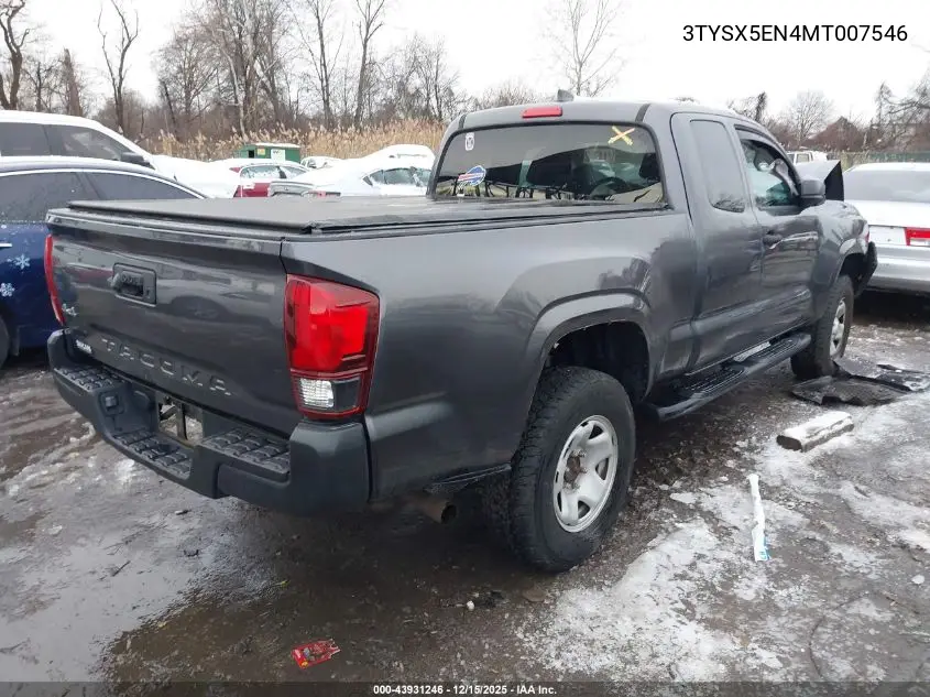 3TYSX5EN4MT007546 2021 Toyota Tacoma Sr