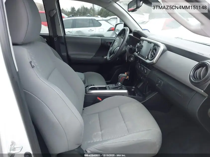 3TMAZ5CN4MM151148 2021 Toyota Tacoma Sr5 V6