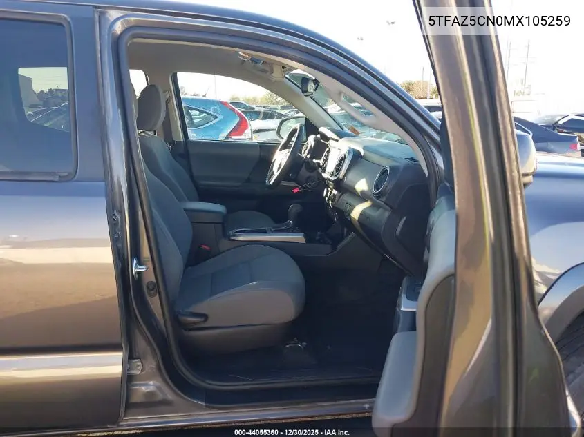 5TFAZ5CN0MX105259 2021 Toyota Tacoma Sr5 V6