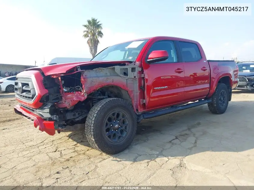 3TYCZ5AN4MT045217 2021 Toyota Tacoma Sr5 V6