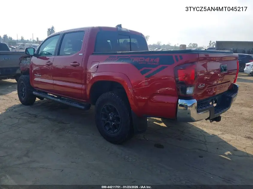 3TYCZ5AN4MT045217 2021 Toyota Tacoma Sr5 V6