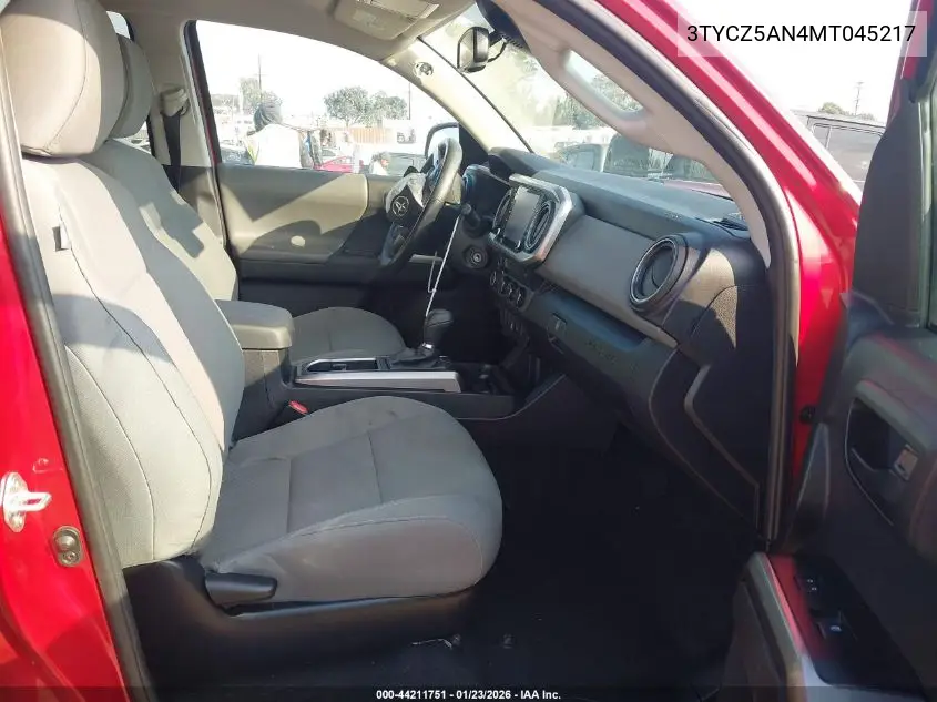 3TYCZ5AN4MT045217 2021 Toyota Tacoma Sr5 V6