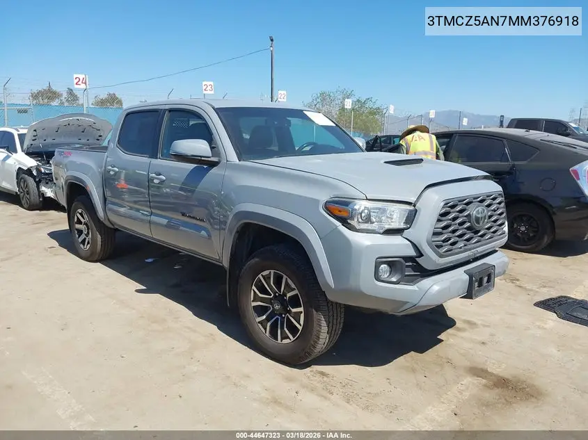 3TMCZ5AN7MM376918 2021 Toyota Tacoma Trd Off-Road
