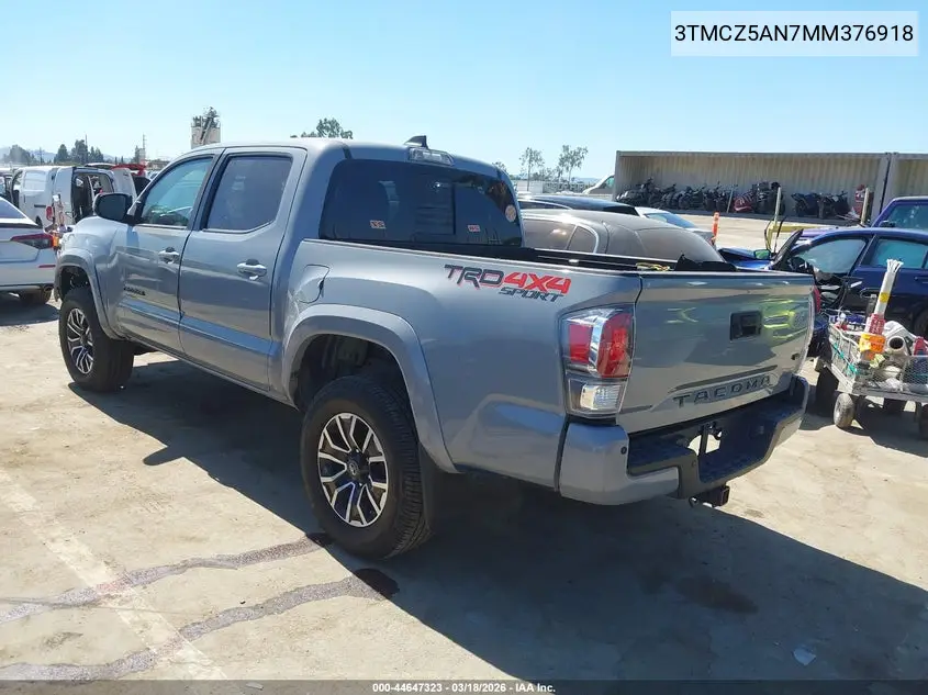 3TMCZ5AN7MM376918 2021 Toyota Tacoma Trd Off-Road