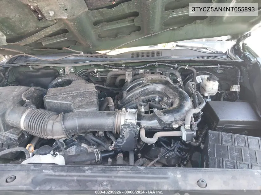 3TYCZ5AN4NT055893 2022 Toyota Tacoma Sr V6/Sr5 V6/Trd Off Road/Trd Pro/Trd Sport