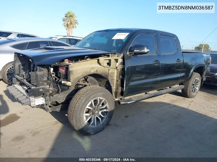 3TMBZ5DN8NM036587 2022 Toyota Tacoma