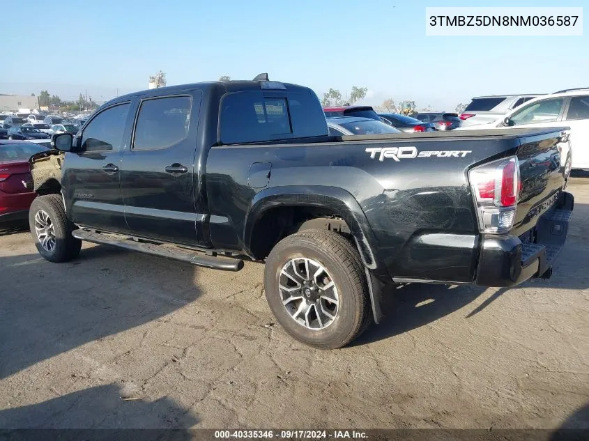 3TMBZ5DN8NM036587 2022 Toyota Tacoma