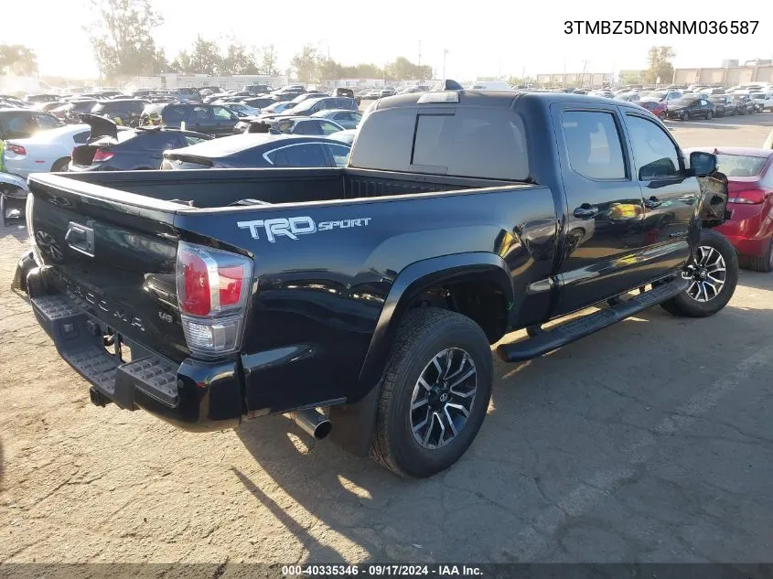 3TMBZ5DN8NM036587 2022 Toyota Tacoma