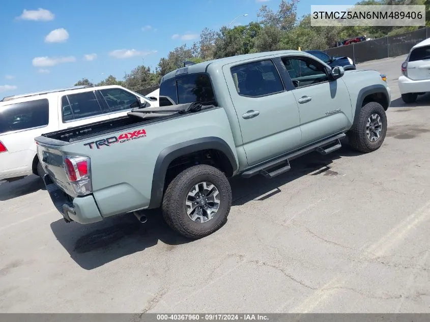 3TMCZ5AN6NM489406 2022 Toyota Tacoma Trd Off Road