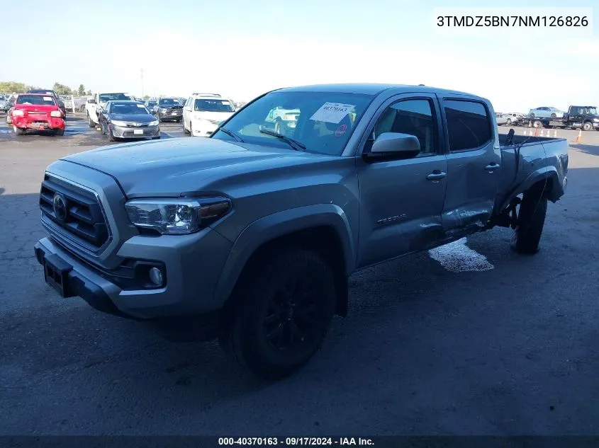 3TMDZ5BN7NM126826 2022 Toyota Tacoma Sr5 V6