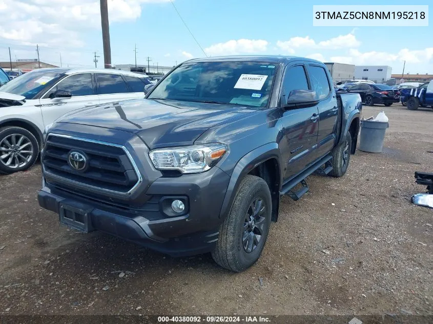 3TMAZ5CN8NM195218 2022 Toyota Tacoma Sr5 V6