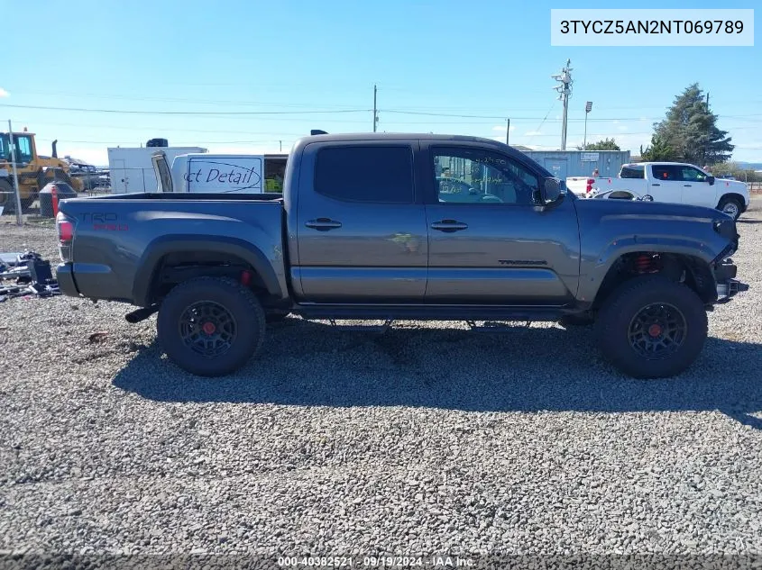 3TYCZ5AN2NT069789 2022 Toyota Tacoma Trd Pro