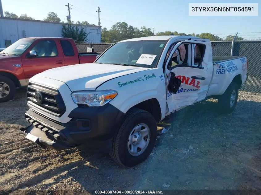 3TYRX5GN6NT054591 2022 Toyota Tacoma Sr