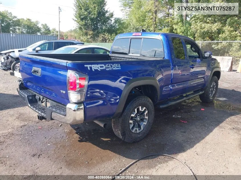 3TYSZ5AN3NT075287 2022 Toyota Tacoma Trd Off Road