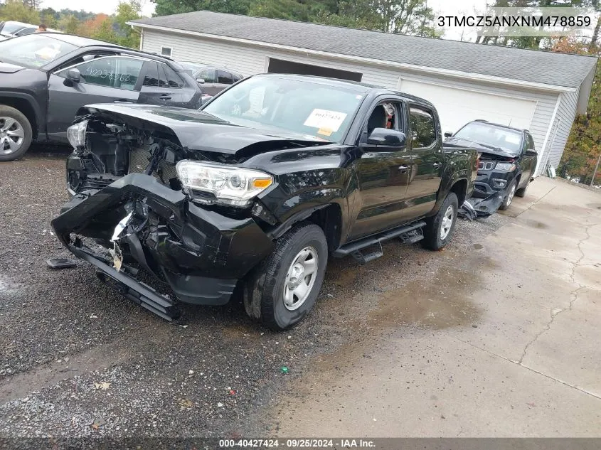 3TMCZ5ANXNM478859 2022 Toyota Tacoma Sr V6