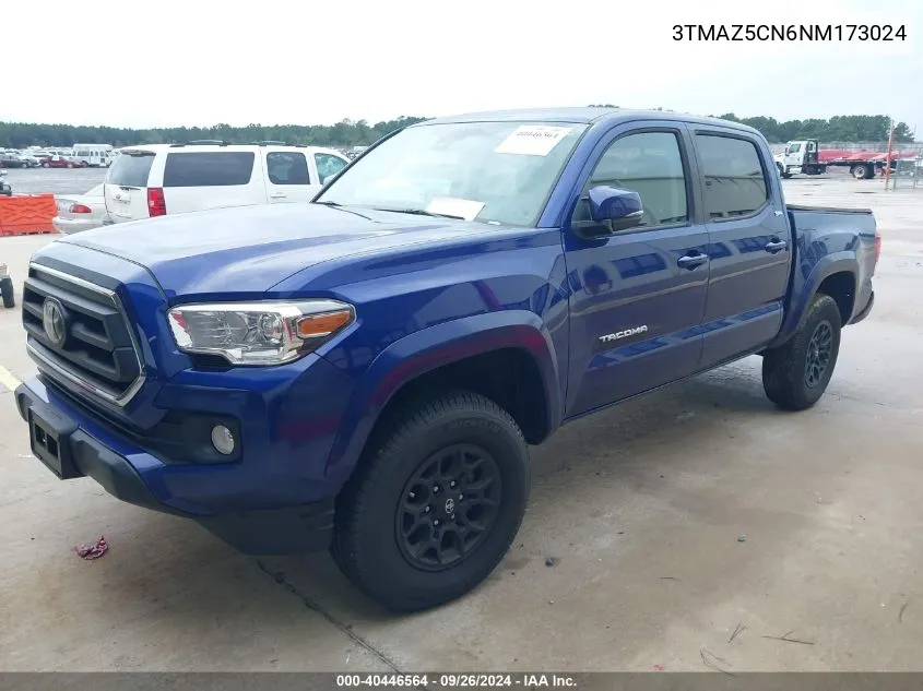 3TMAZ5CN6NM173024 2022 Toyota Tacoma Sr5 V6