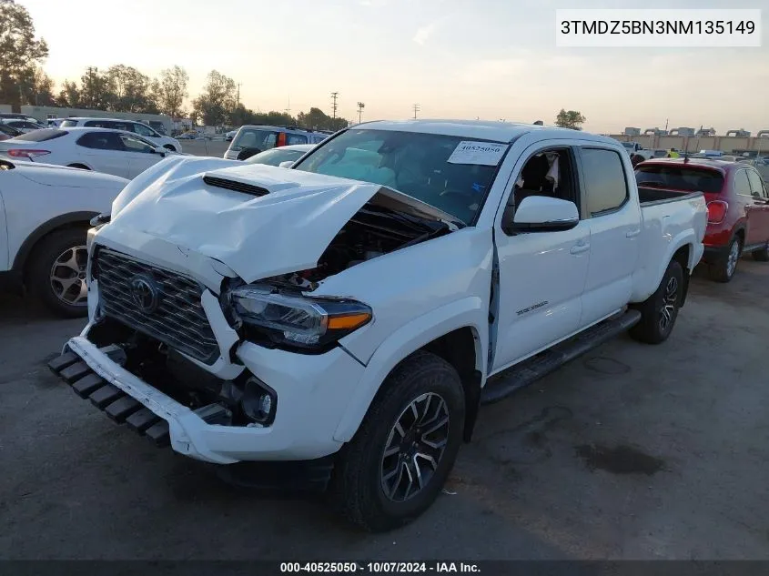 3TMDZ5BN3NM135149 2022 Toyota Tacoma Trd Sport