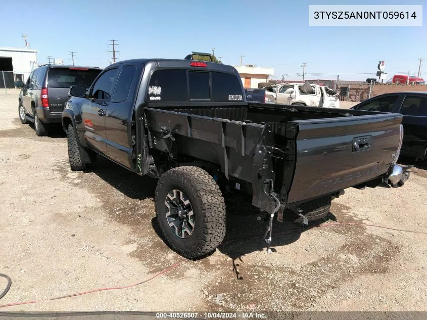 3TYSZ5AN0NT059614 2022 Toyota Tacoma Trd Off Road