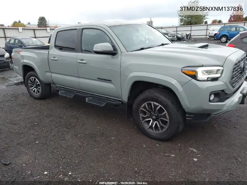 3TMDZ5BNXNM137836 2022 Toyota Tacoma Trd Sport