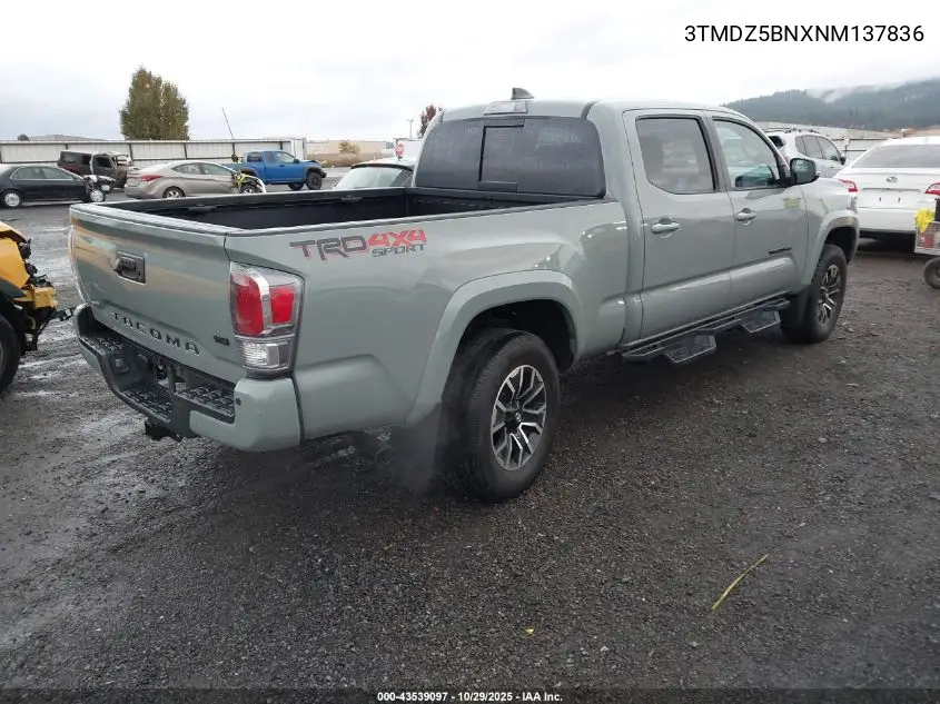 3TMDZ5BNXNM137836 2022 Toyota Tacoma Trd Sport