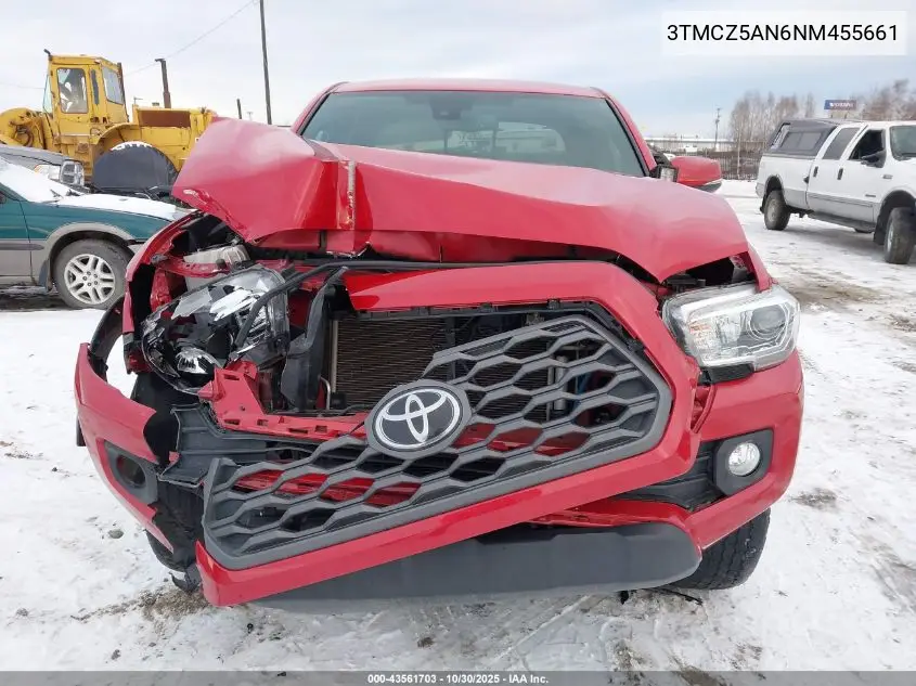 3TMCZ5AN6NM455661 2022 Toyota Tacoma Trd Off Road