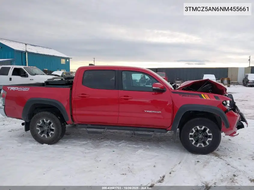 3TMCZ5AN6NM455661 2022 Toyota Tacoma Trd Off Road