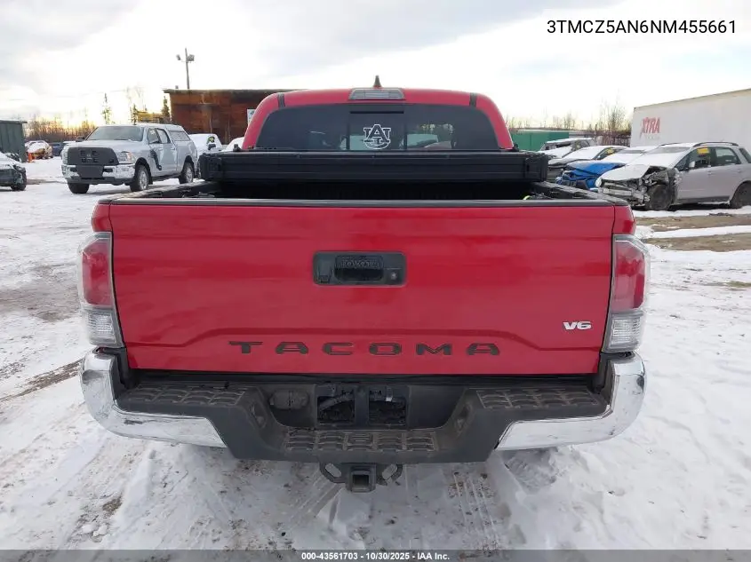 3TMCZ5AN6NM455661 2022 Toyota Tacoma Trd Off Road