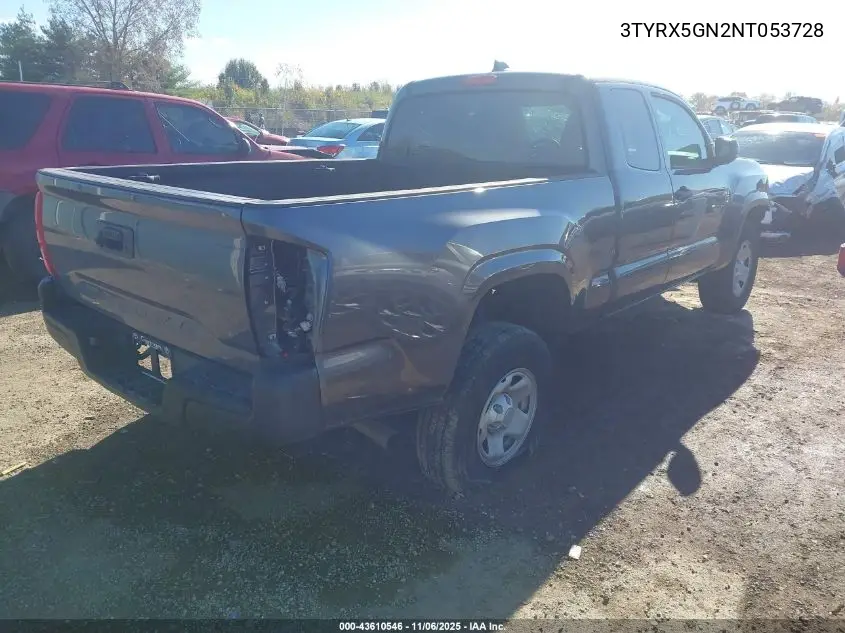 3TYRX5GN2NT053728 2022 Toyota Tacoma Sr
