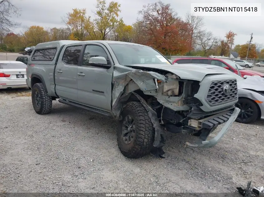 3TYDZ5BN1NT015418 2022 Toyota Tacoma Trd Off Road