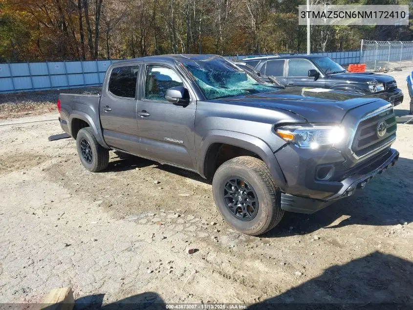 3TMAZ5CN6NM172410 2022 Toyota Tacoma Sr5 V6