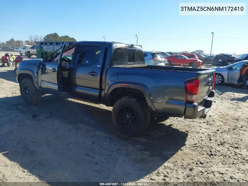 3TMAZ5CN6NM172410 2022 Toyota Tacoma Sr5 V6