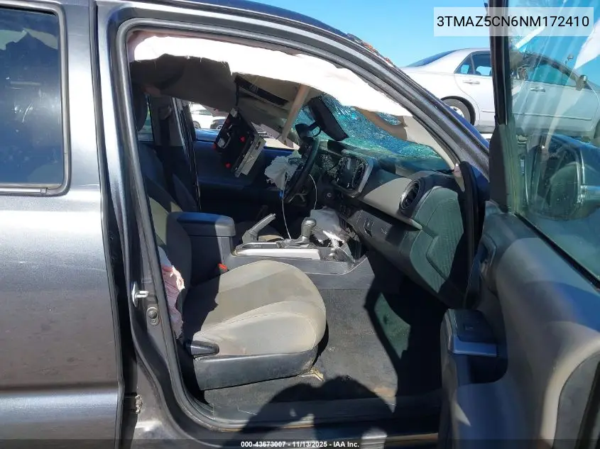 3TMAZ5CN6NM172410 2022 Toyota Tacoma Sr5 V6