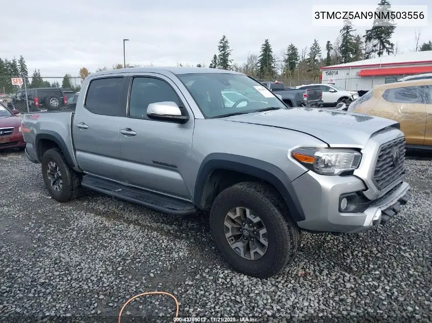 3TMCZ5AN9NM503556 2022 Toyota Tacoma Trd Off Road