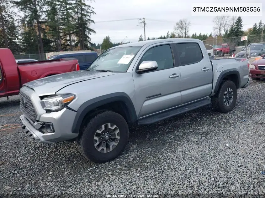 3TMCZ5AN9NM503556 2022 Toyota Tacoma Trd Off Road