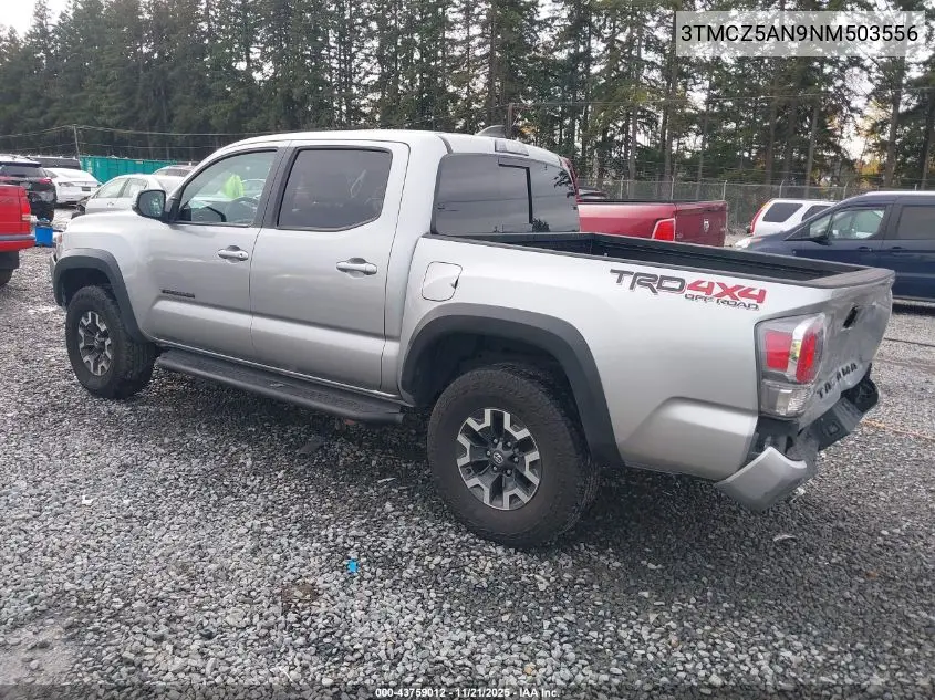 3TMCZ5AN9NM503556 2022 Toyota Tacoma Trd Off Road