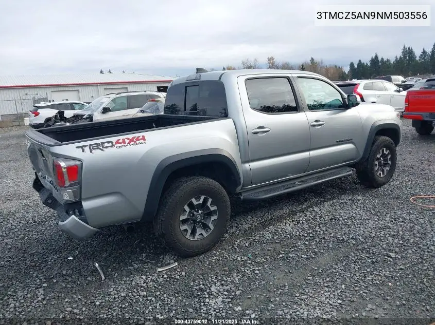3TMCZ5AN9NM503556 2022 Toyota Tacoma Trd Off Road