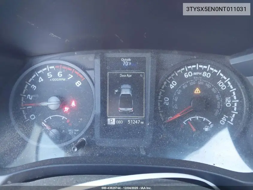3TYSX5EN0NT011031 2022 Toyota Tacoma Sr
