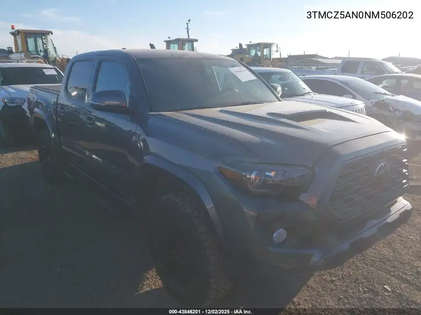 3TMCZ5AN0NM506202 2022 Toyota Tacoma 4Wd Trd Sport