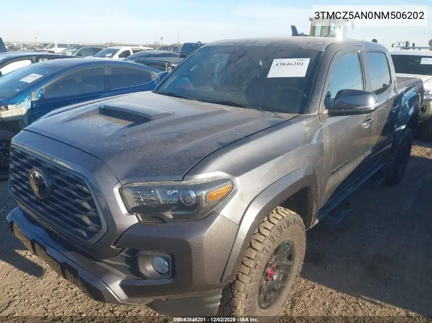 3TMCZ5AN0NM506202 2022 Toyota Tacoma 4Wd Trd Sport