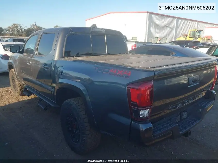 3TMCZ5AN0NM506202 2022 Toyota Tacoma 4Wd Trd Sport