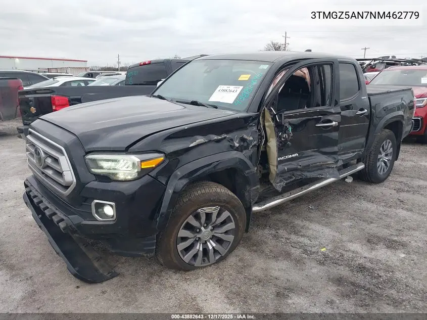 3TMGZ5AN7NM462779 2022 Toyota Tacoma Limited