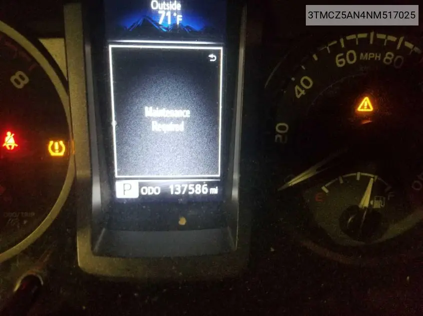 3TMCZ5AN4NM517025 2022 Toyota Tacoma Trd Off Road