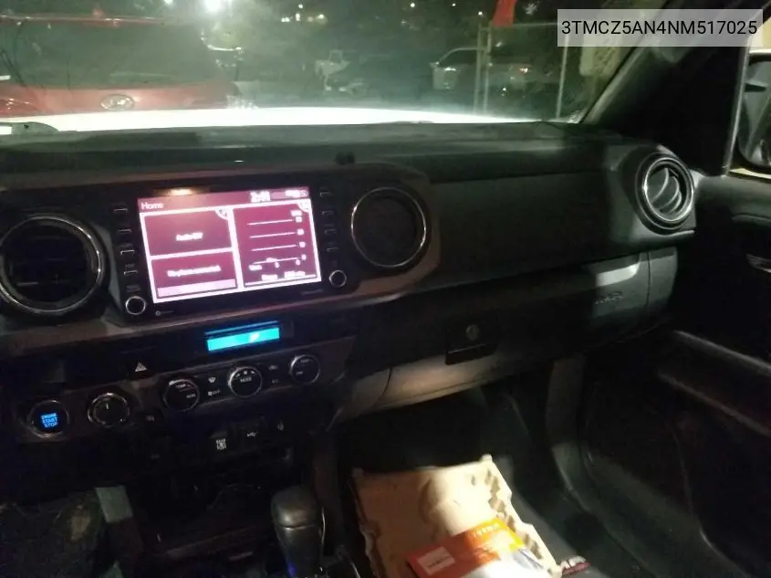 3TMCZ5AN4NM517025 2022 Toyota Tacoma Trd Off Road