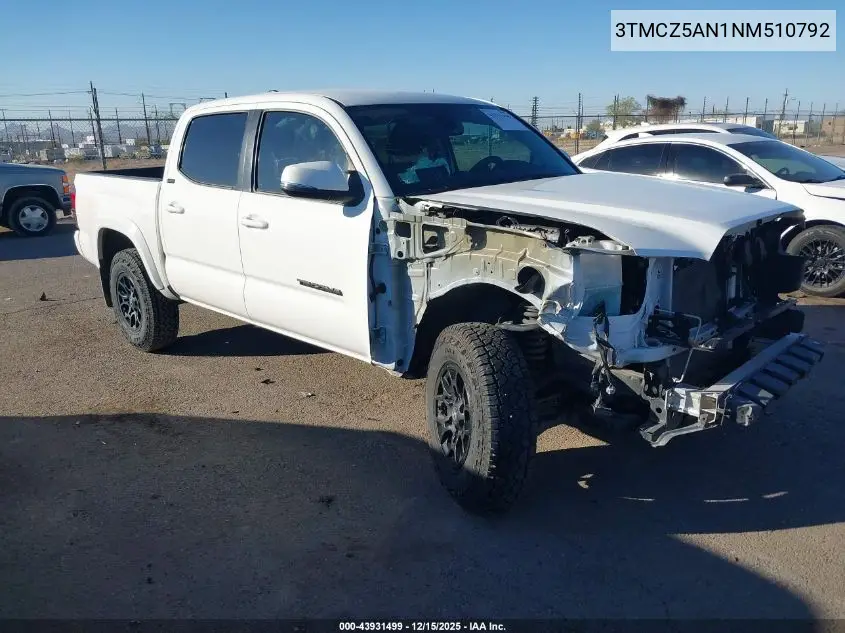 3TMCZ5AN1NM510792 2022 Toyota Tacoma Sr5 V6